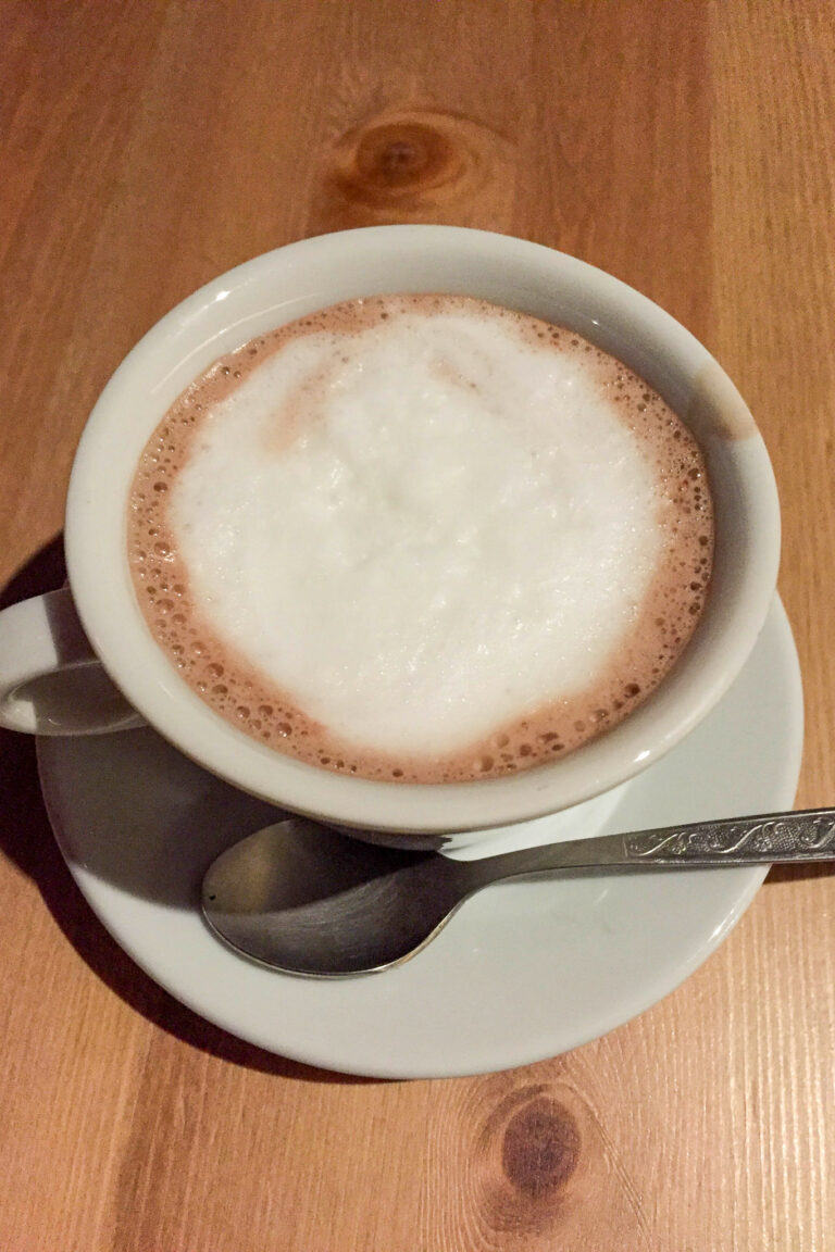 Hot chocolate cappuccino