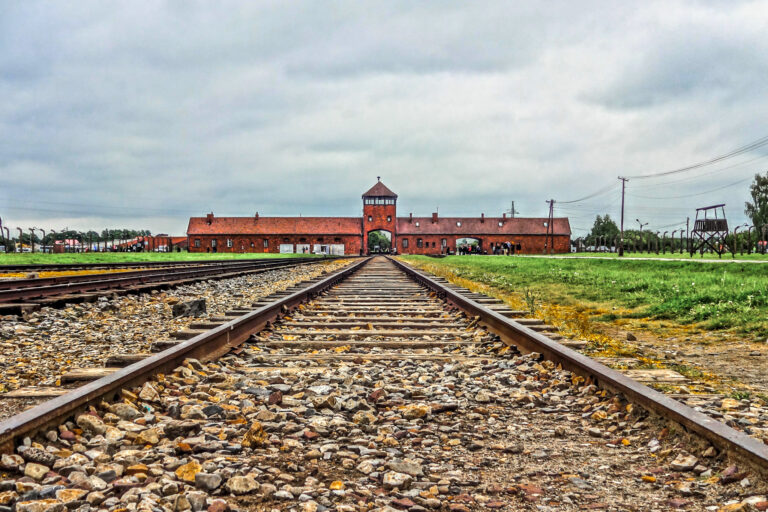 Auschwitz entrance