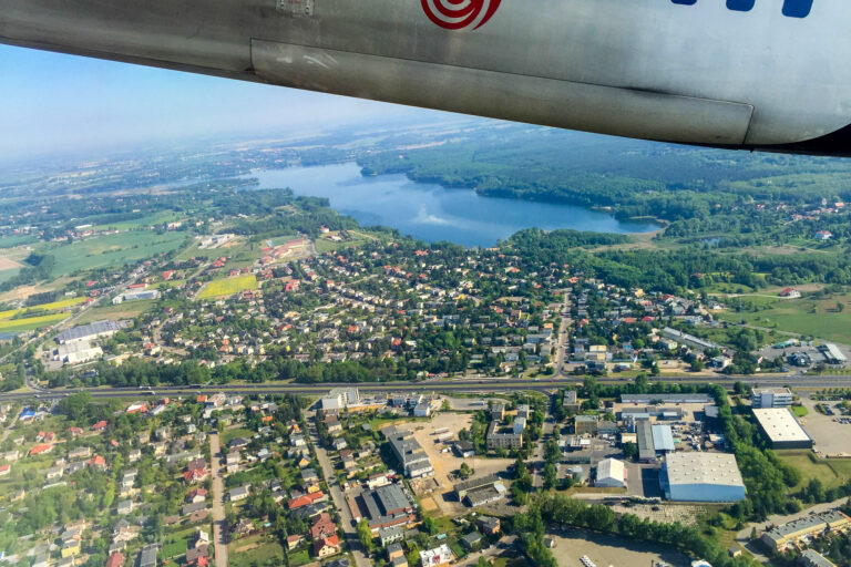 Flight departing Poznań