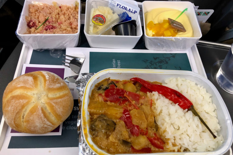 Swiss Air food