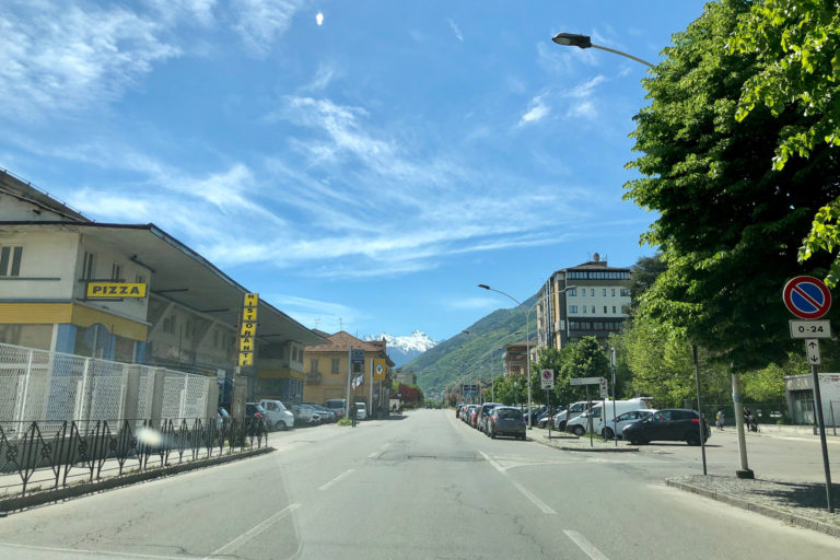 Leaving Aosta